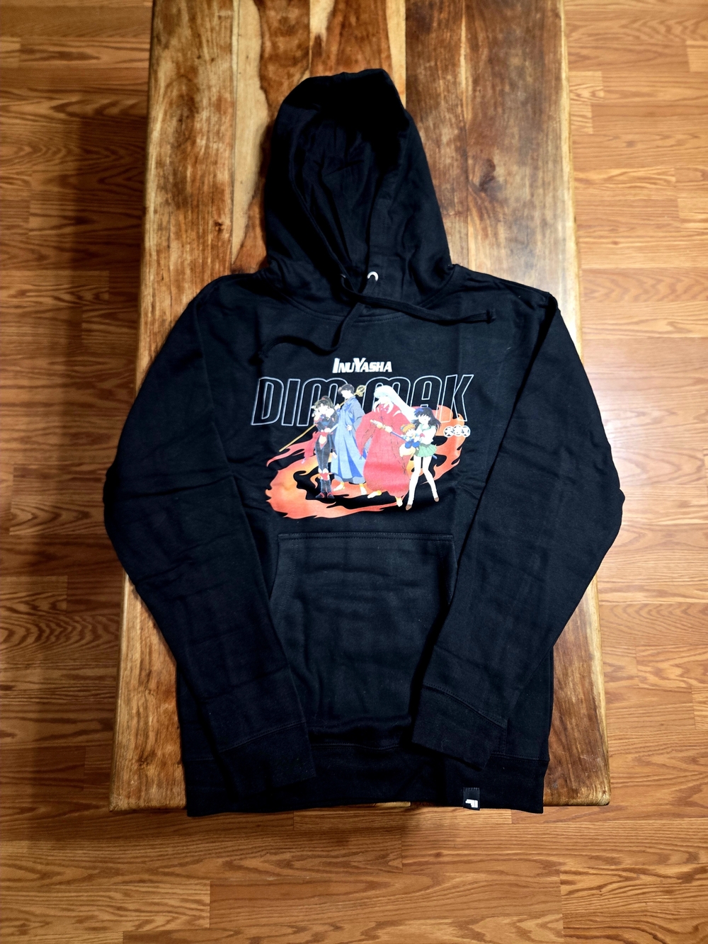 Dim Mak x InuYasha "Group Cast" Pullover Hoodie In Black. Size Small